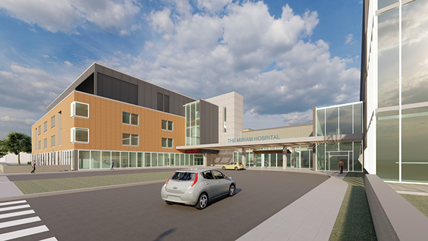 The Miriam Hospital Entrance Rendering