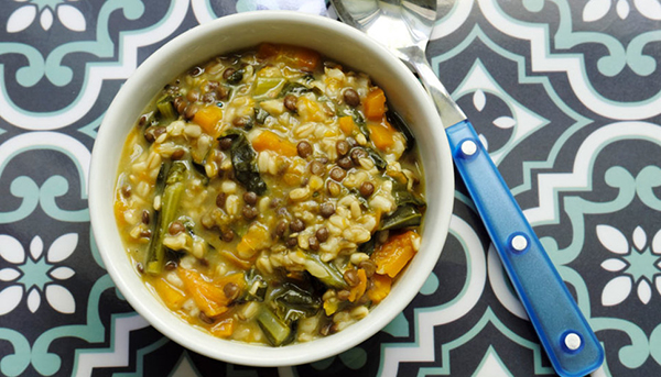 Lentil Barley Soup
