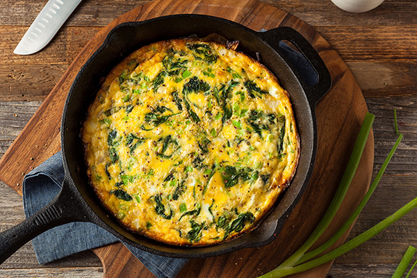 spinach frittata