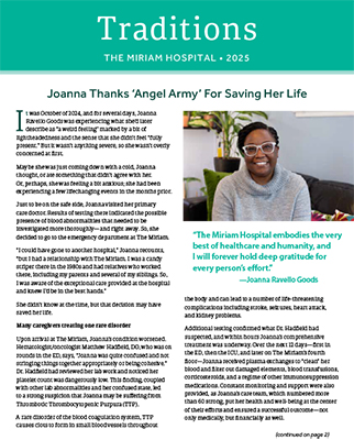 The Miriam Hospital Traditions