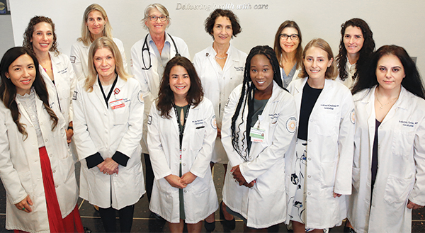 12 women cardiac doctors pose for group photo